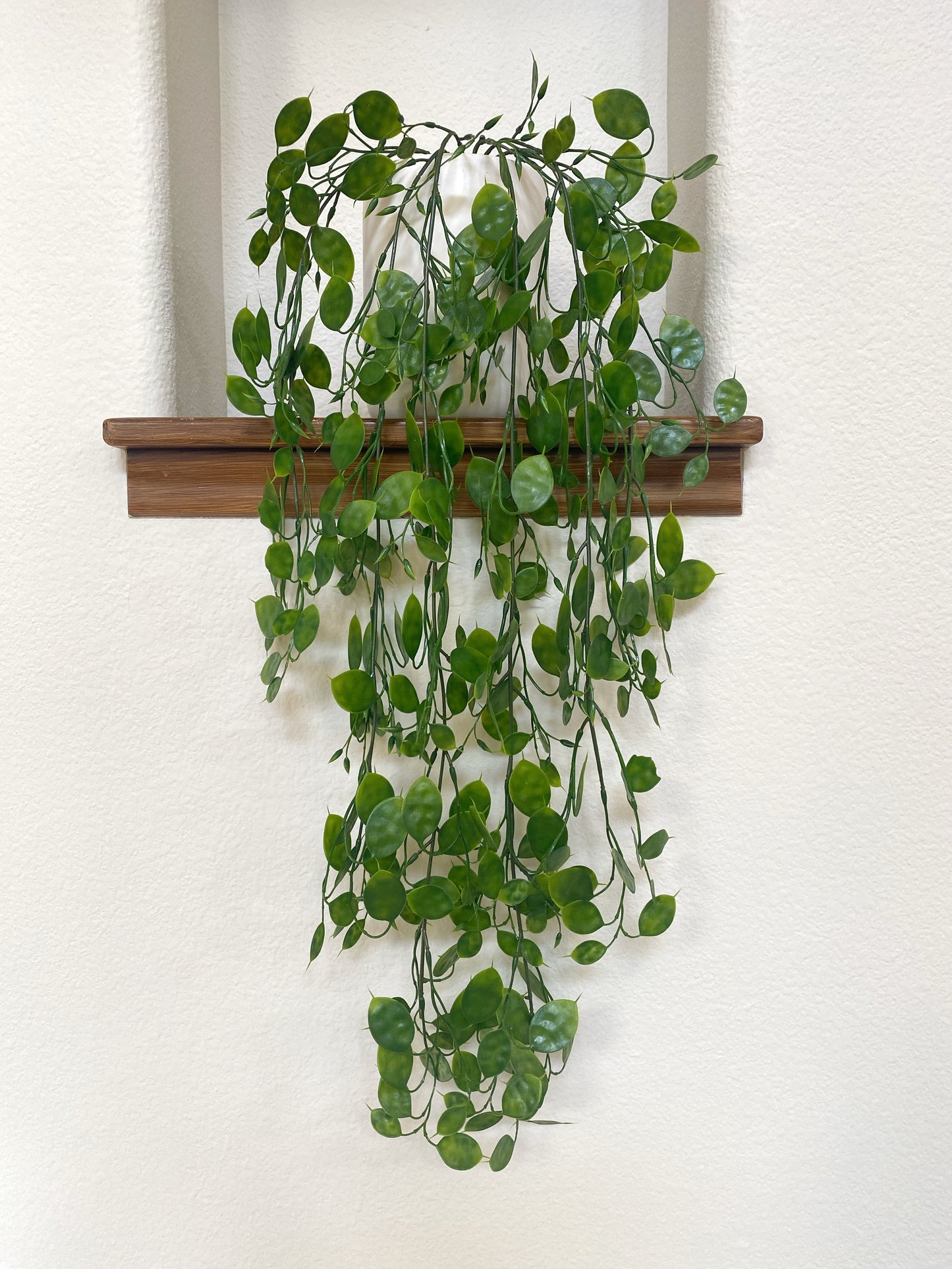 Hanging Lunaria Bush 30" - High Quality Artificial Hanging Plant