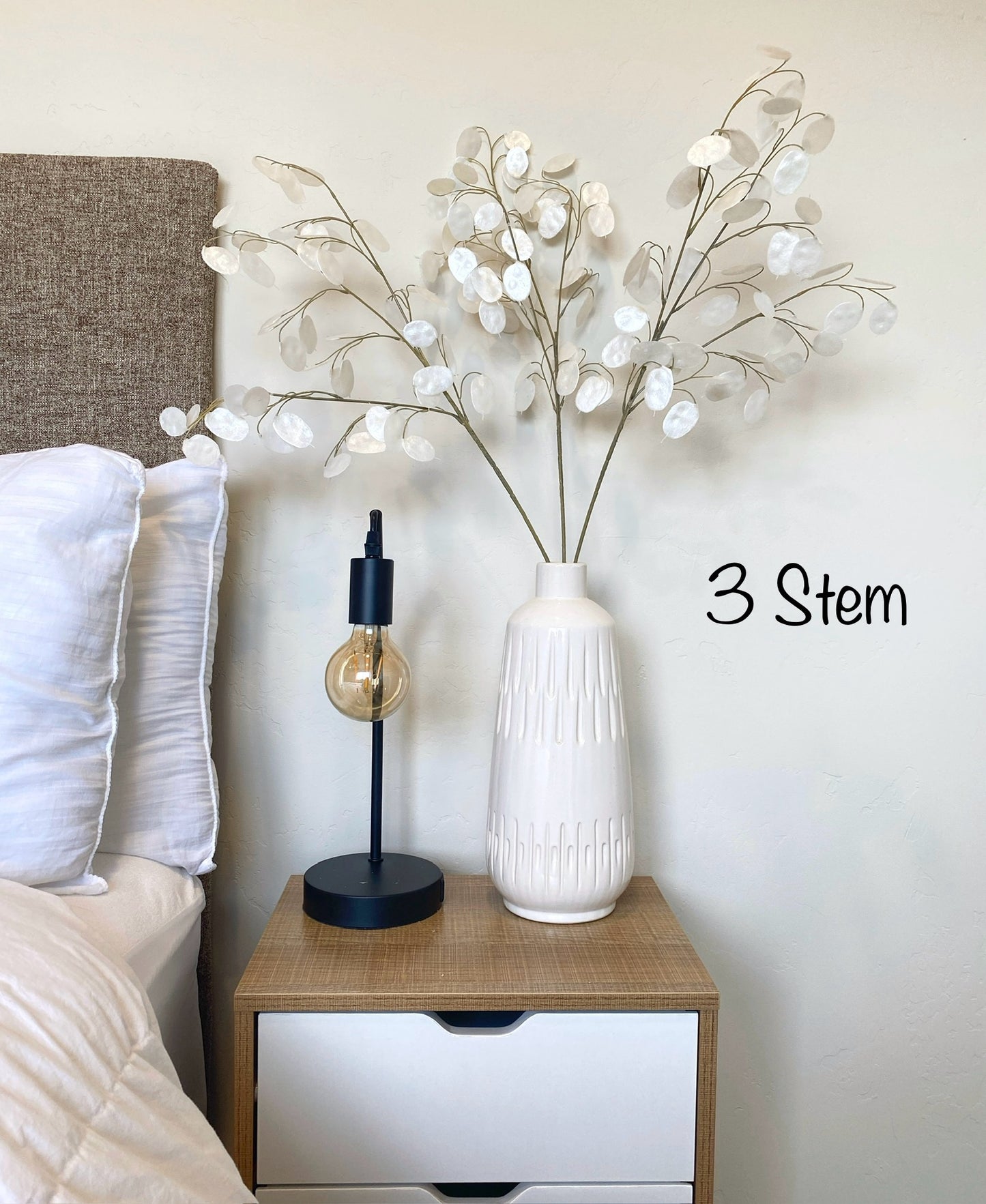 Artificial Silver Dollar Spray Eucalyptus Stem 30"
