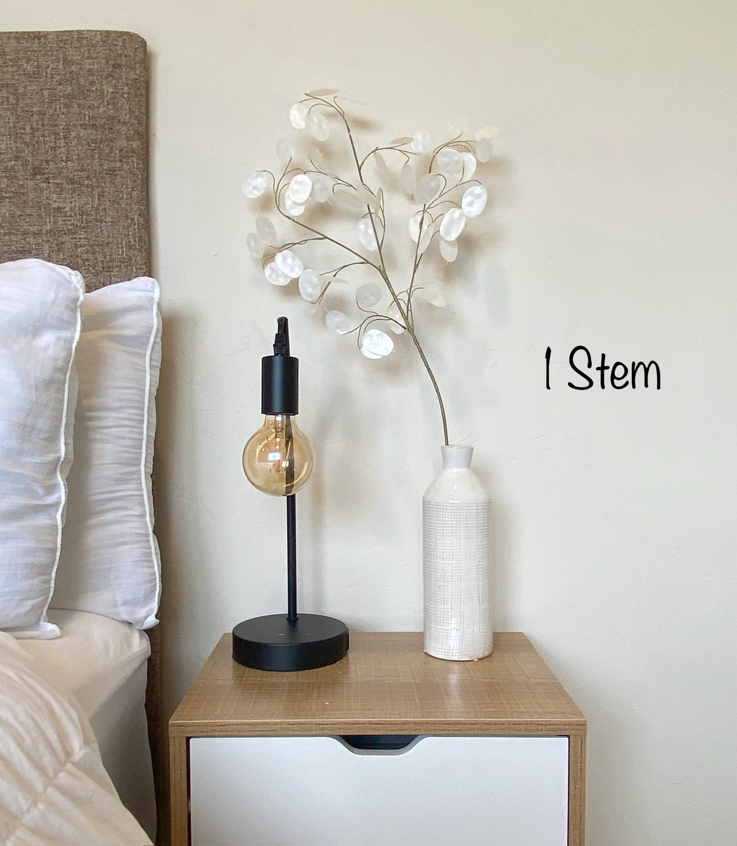 Artificial Silver Dollar Spray Eucalyptus Stem 30"