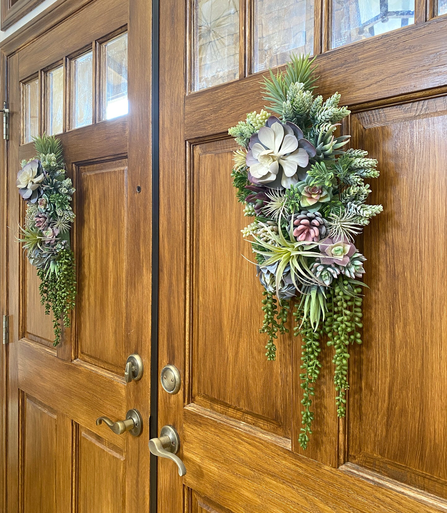 Succulent Door Swag - Artificial Succulent Swag