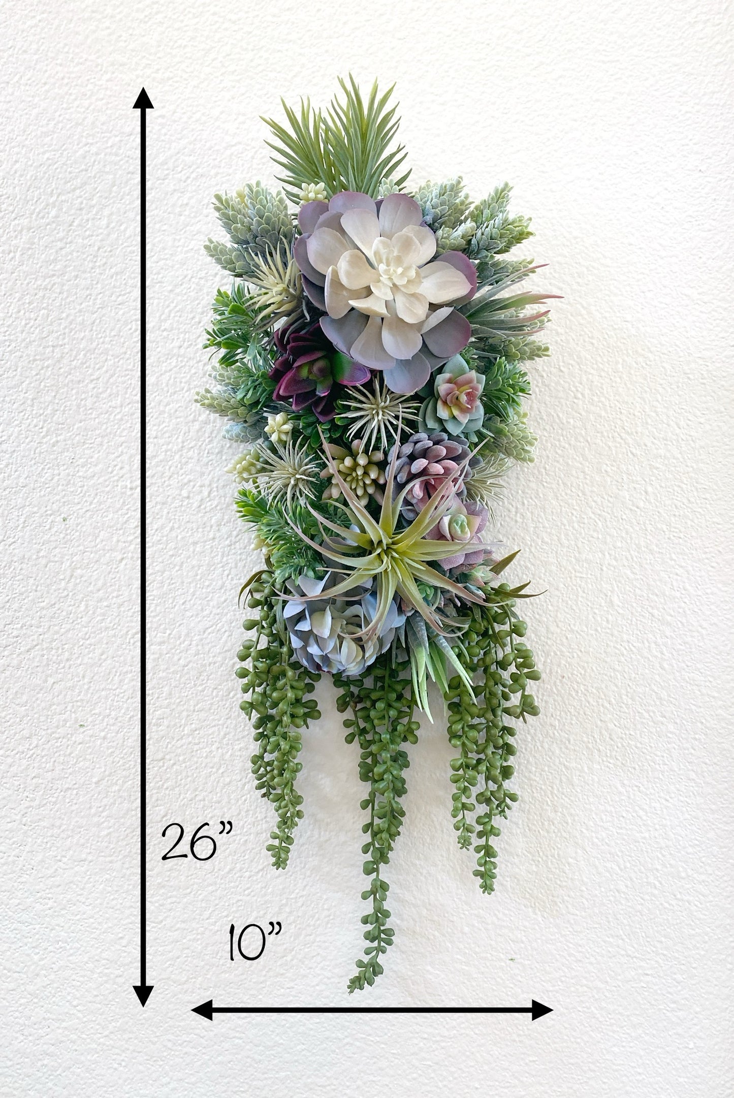 Succulent Door Swag - Artificial Succulent Swag