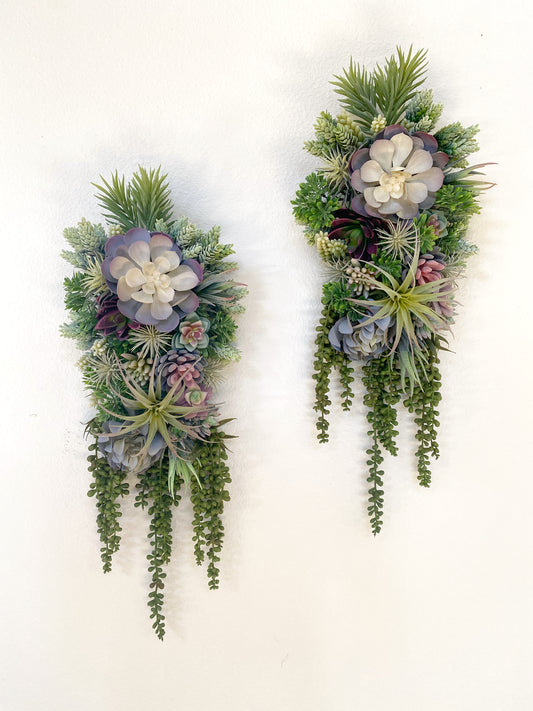 Succulent Door Swag - Artificial Succulent Swag