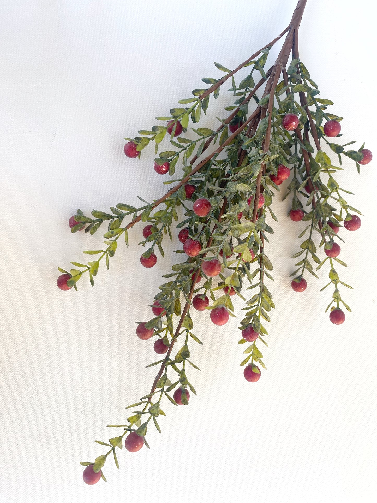 Holly Berry Bush Red or White - Artificial Xmas Greenery