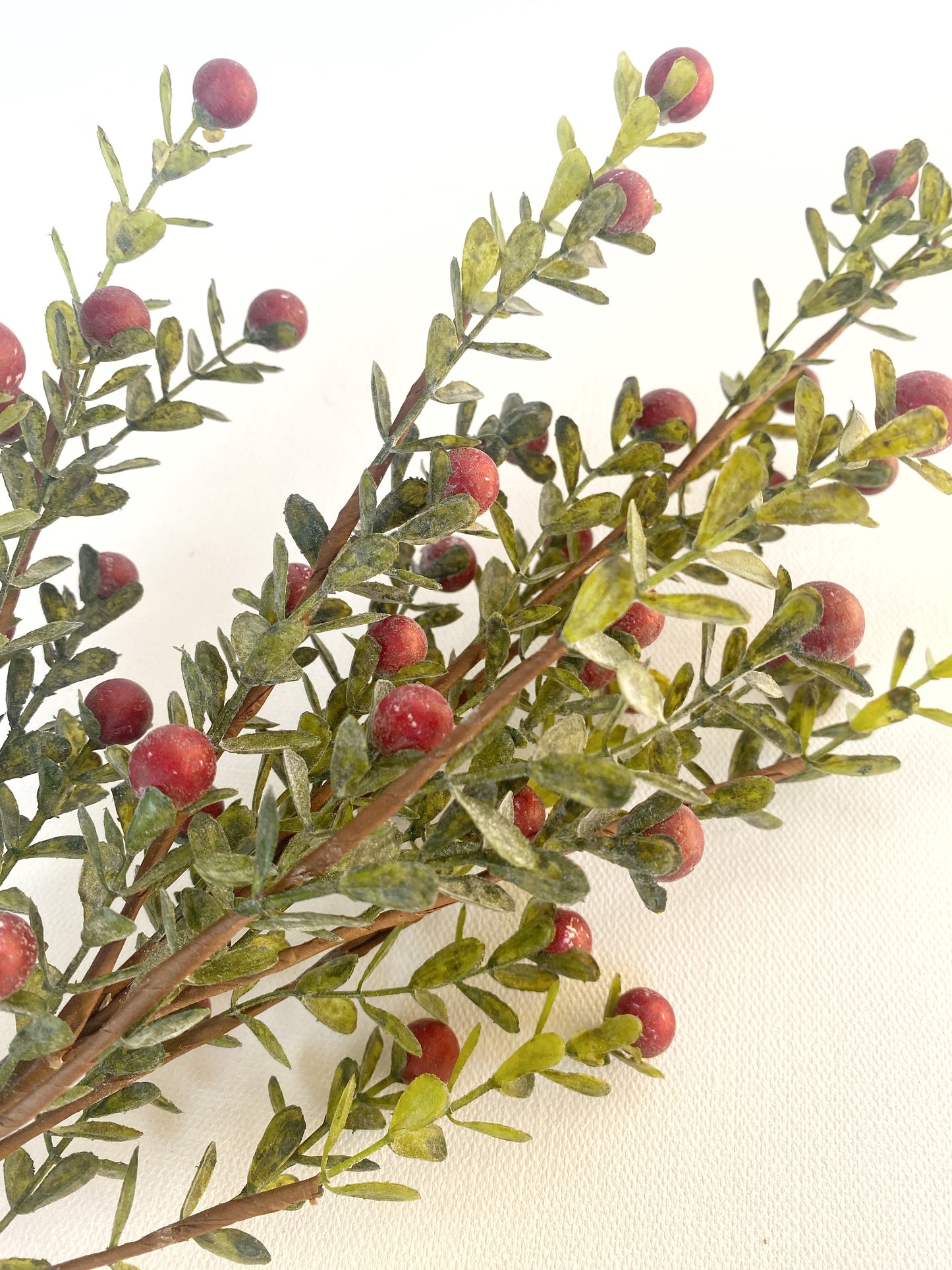 Holly Berry Bush Red or White - Artificial Xmas Greenery