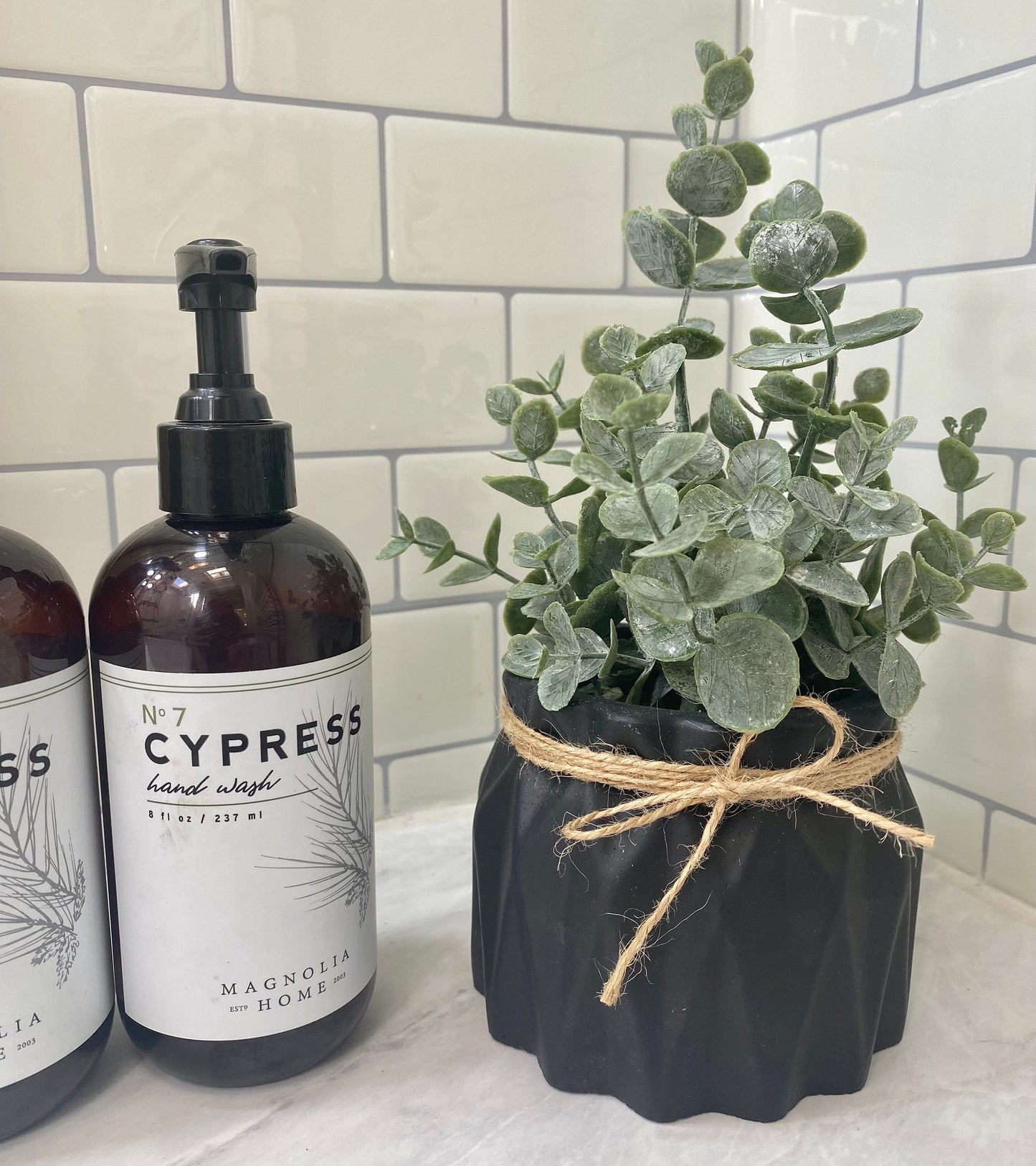 3 small Eucalyptus Stems - gray/blue - Artificial Eucalyptus Branches