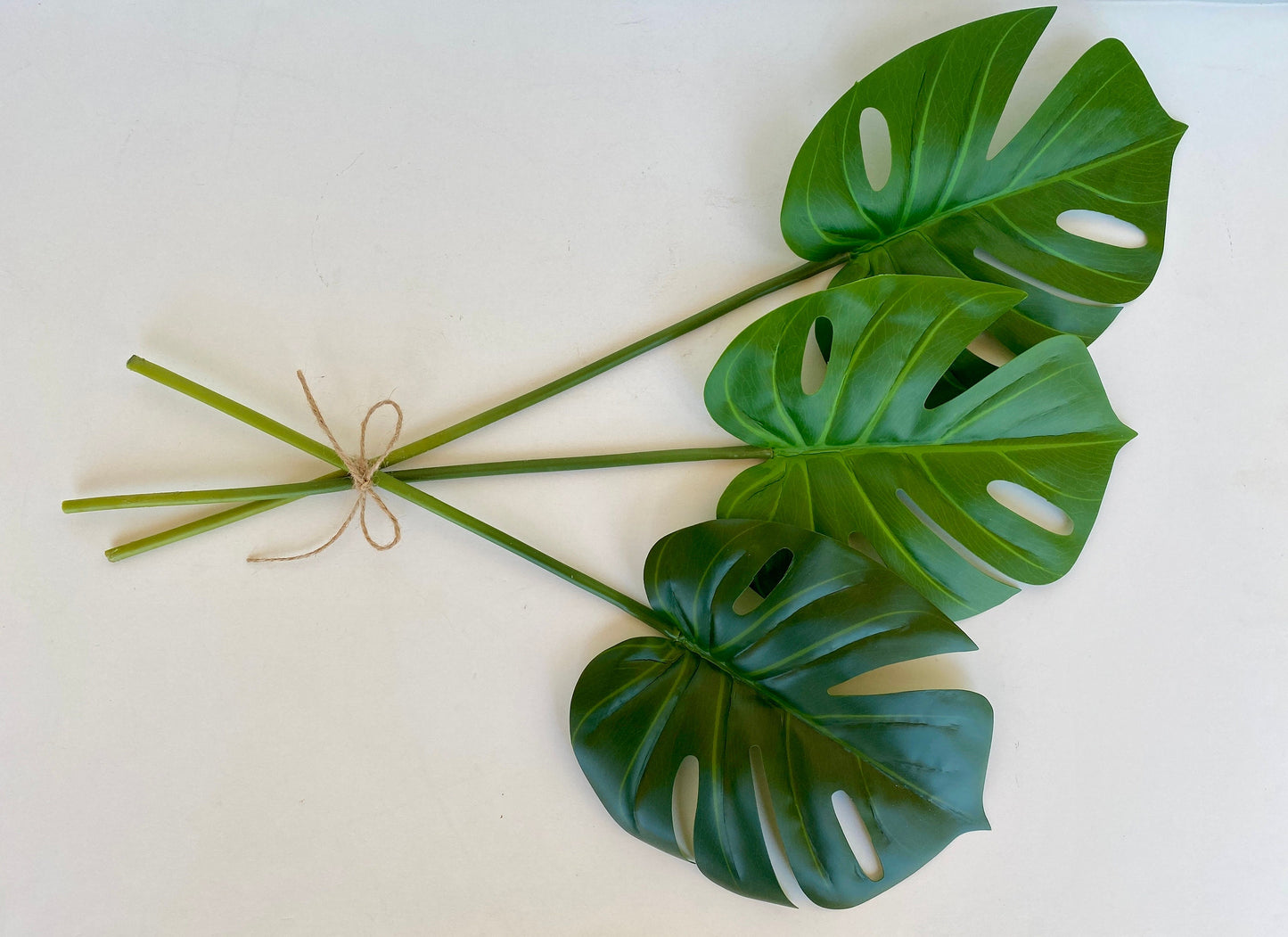 Pack of 3 Artificial Monstera Leaves