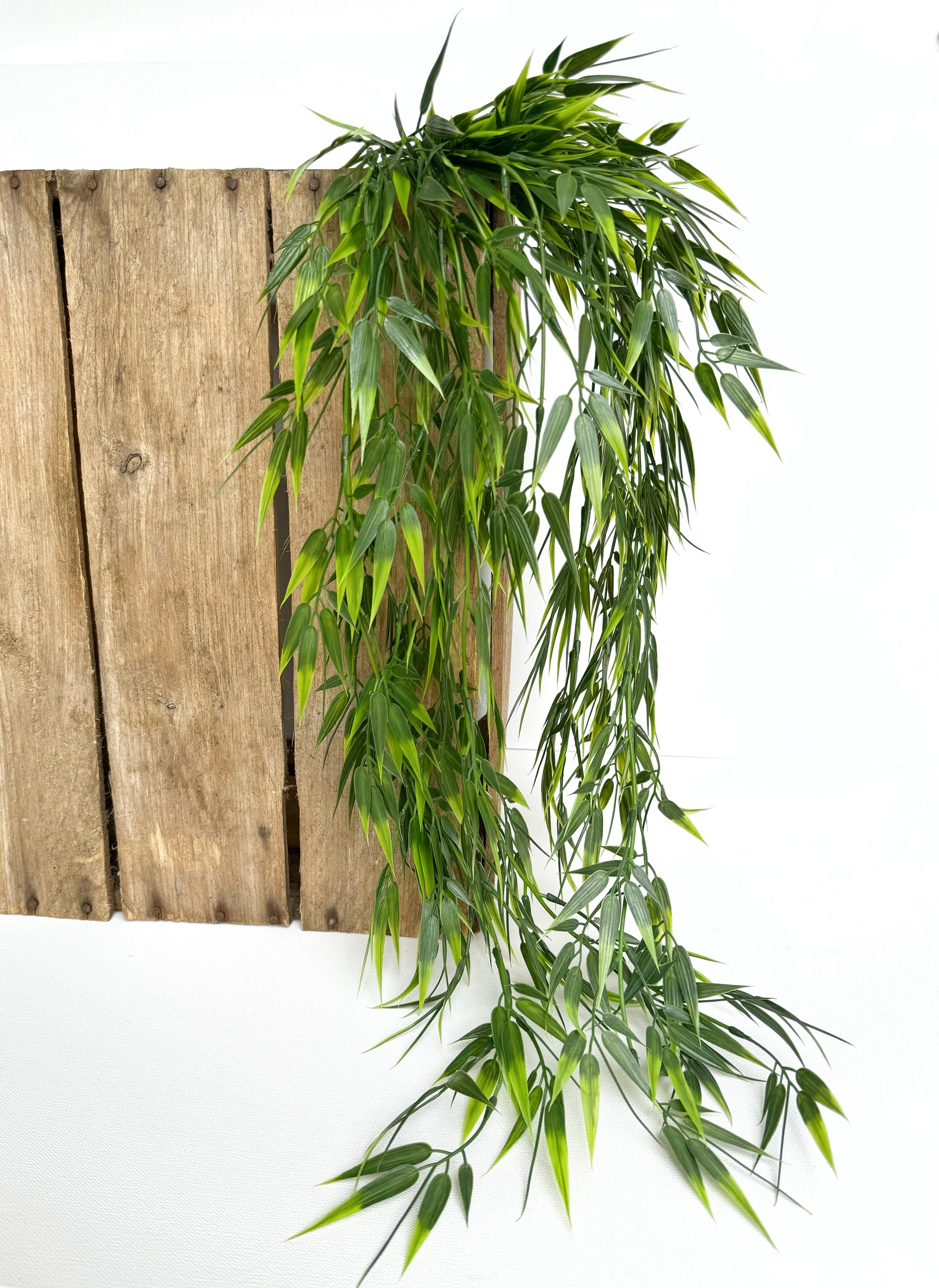artificial trailing hanging plants Hanging Bamboo Bush 32.5"