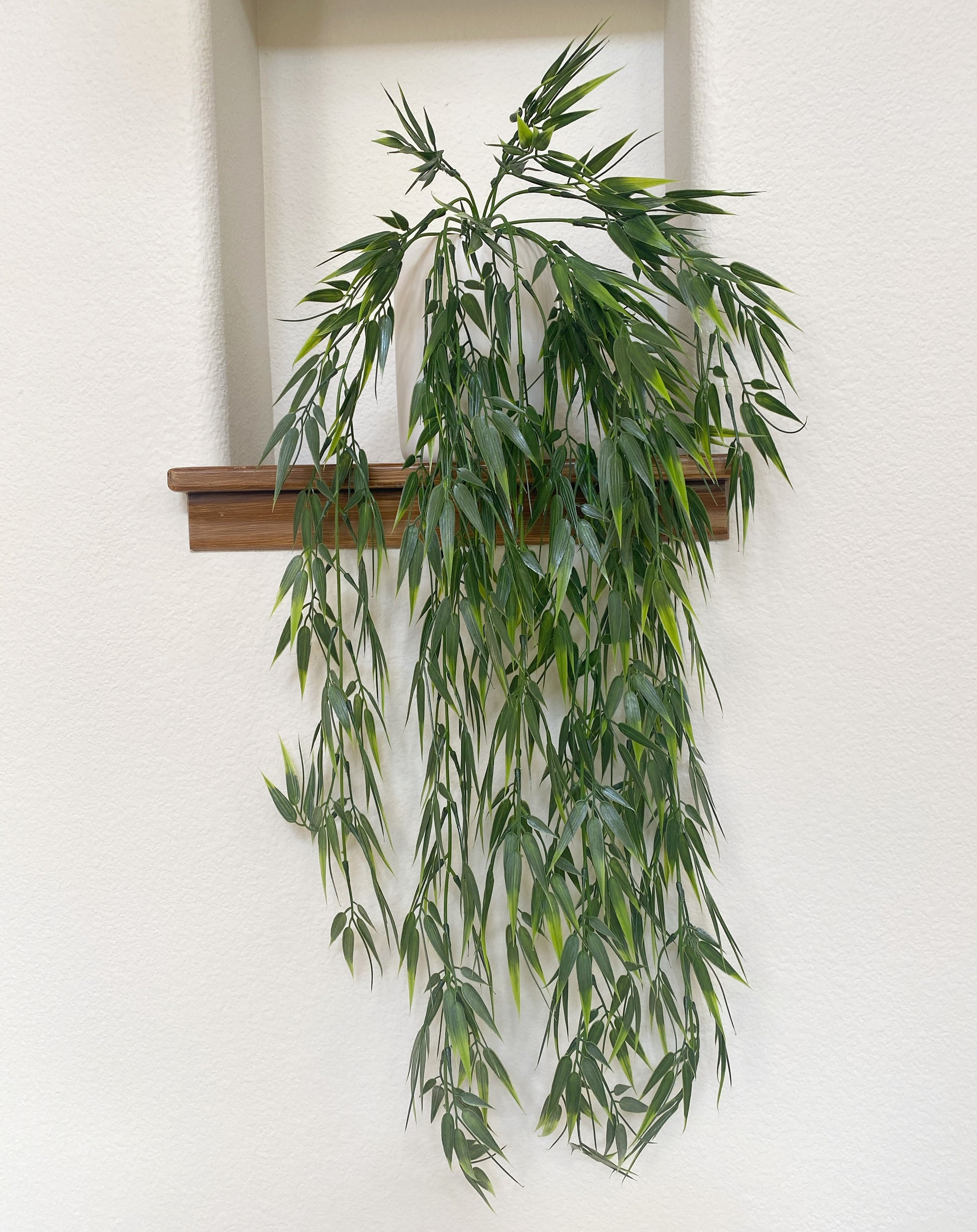 bush hanging plant Hanging Bamboo Bush 32.5"