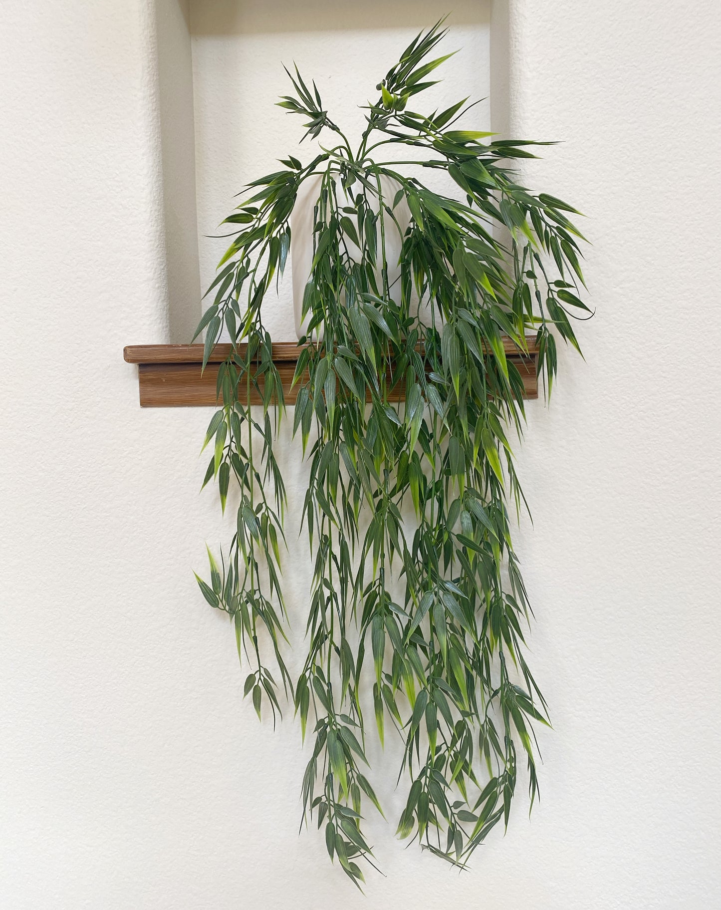 Hanging Bamboo Bush 32.5" - High Quality Artificial Hanging Plant