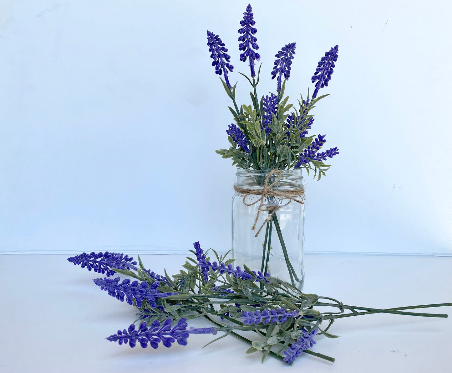 4 small Lavender Stems - Artificial Lavender Branches