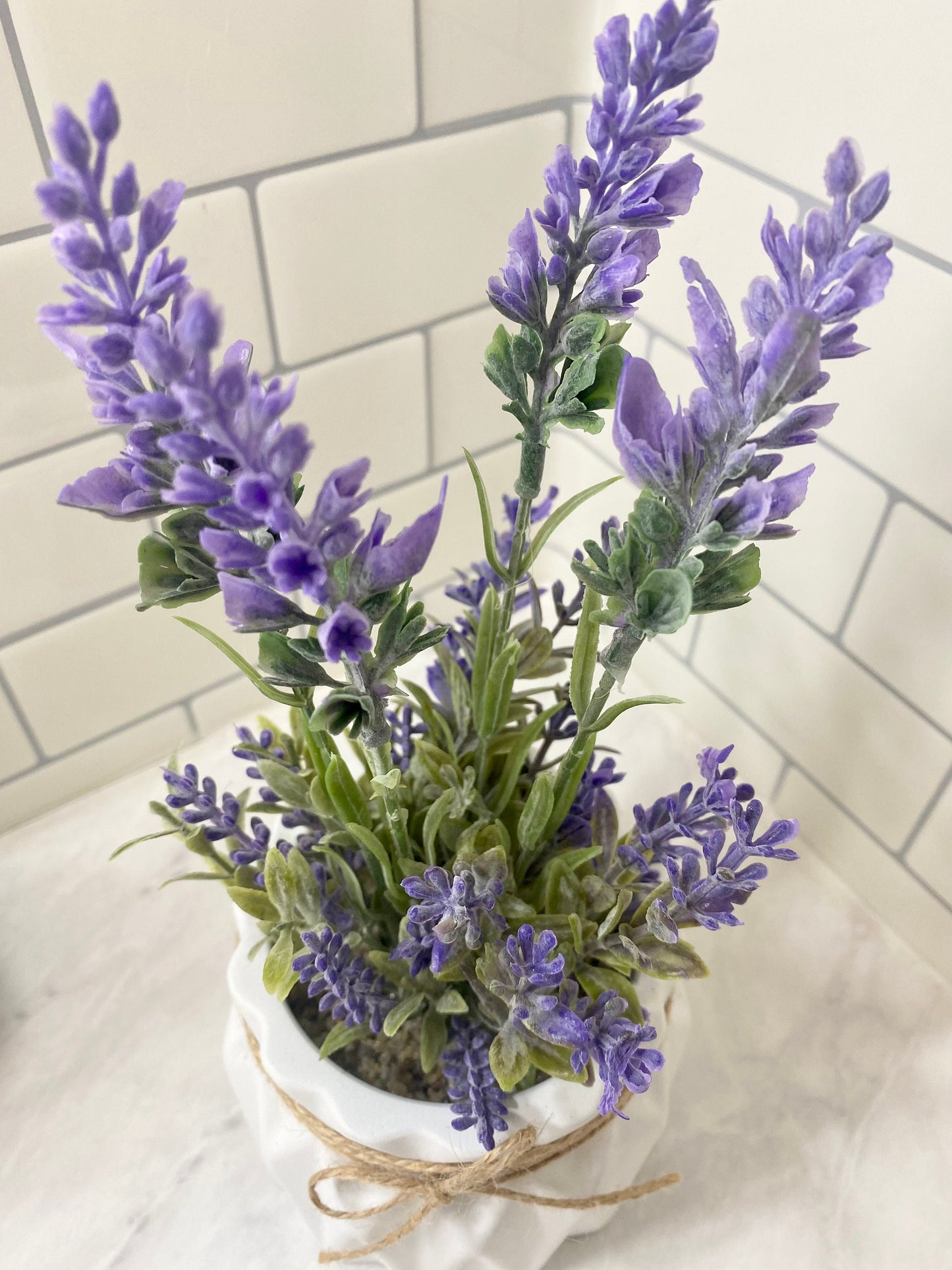 4 small Lavender Stems - Artificial Lavender Branches