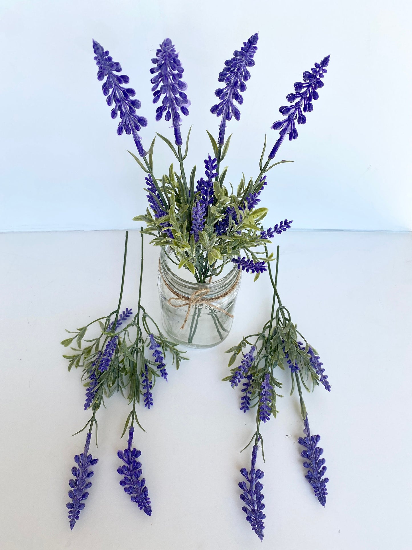 4 small Lavender Stems - Artificial Lavender Branches